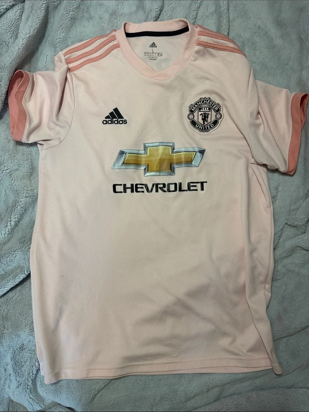Adidas 2018-19 Manchester United away Anthony 'Martial' 11 Pink
